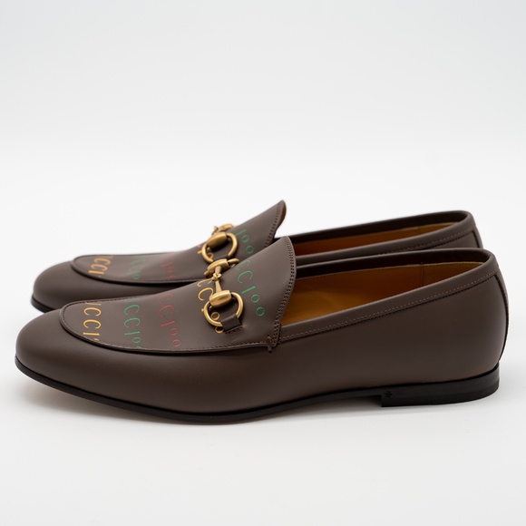 size 7.5G 8 US Gucci 100 Anniversary Loafers Horsebit Jordaan Brown Leather main image 9